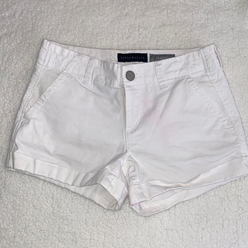 Aeropostale White MIDI Shorts, size 4